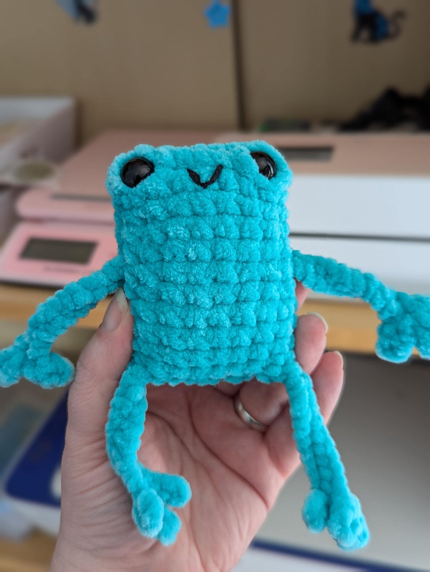 Handmade Frog Plushie - Cuddly Creation Gifts