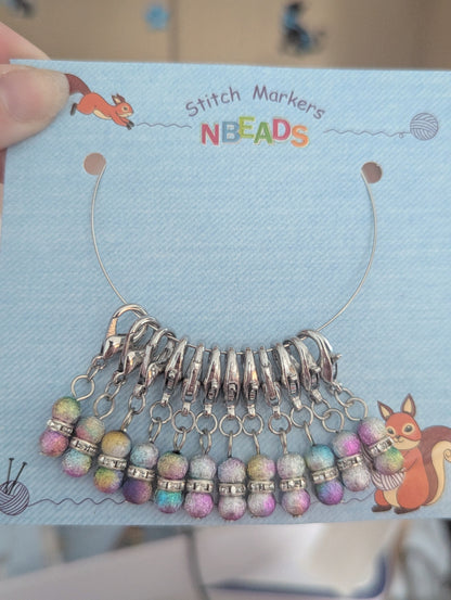 Yarn ball Stitch markers