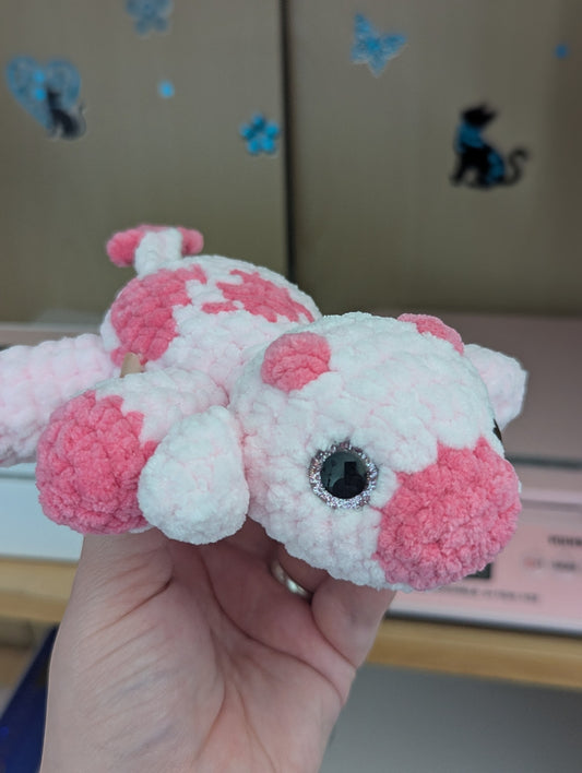 Laying cow plushie