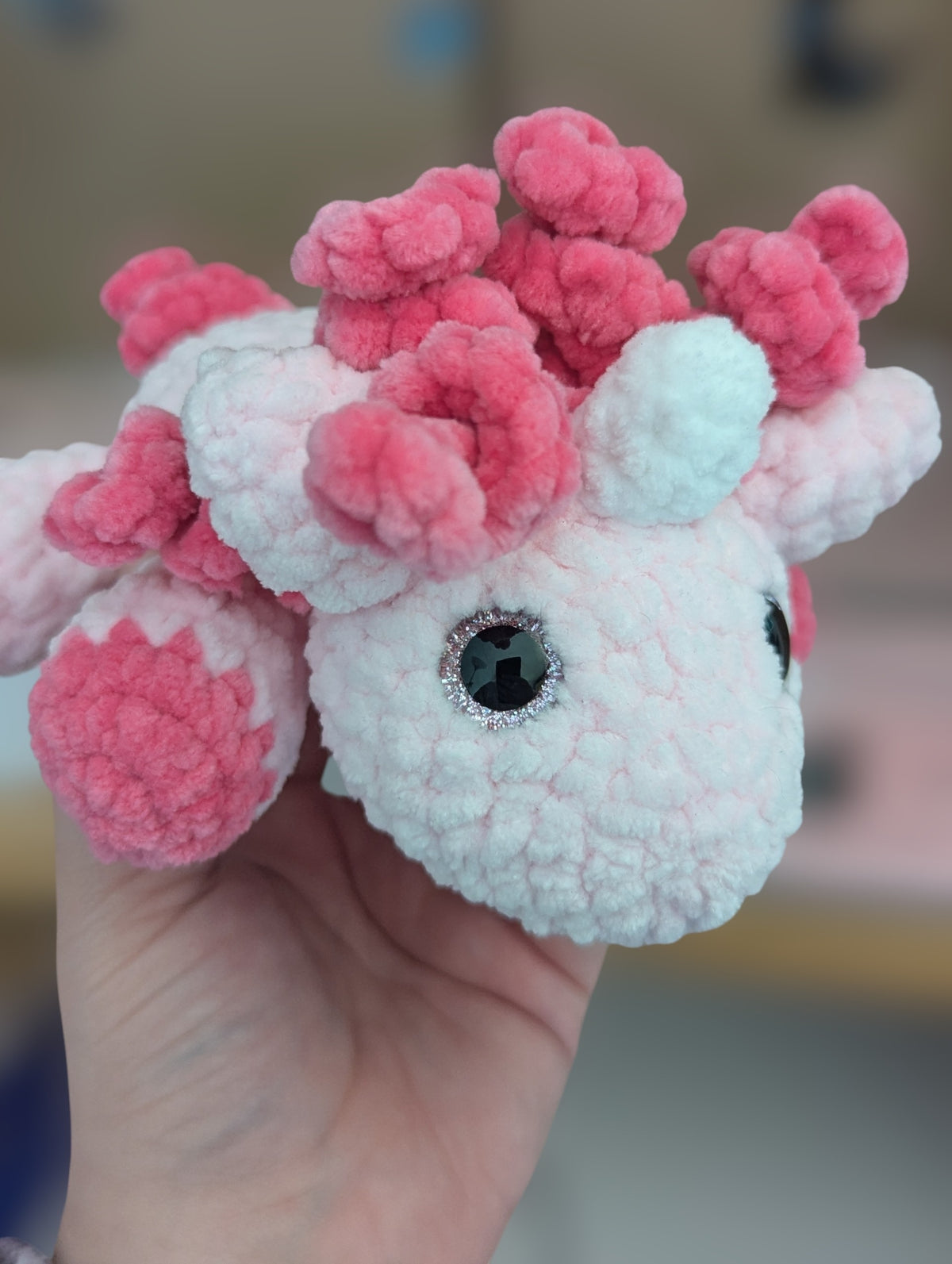 Laying unicorn plushie