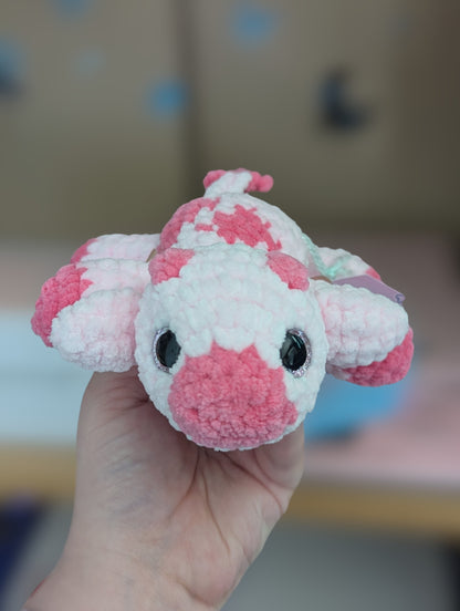 Laying cow plushie