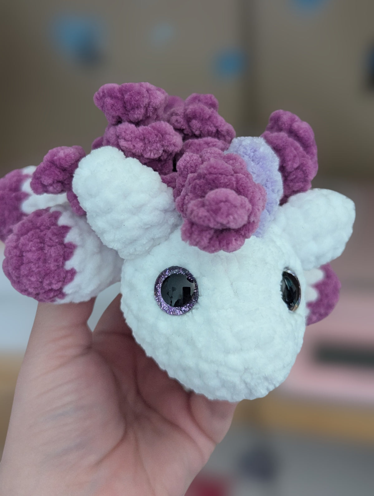 Laying unicorn plushie